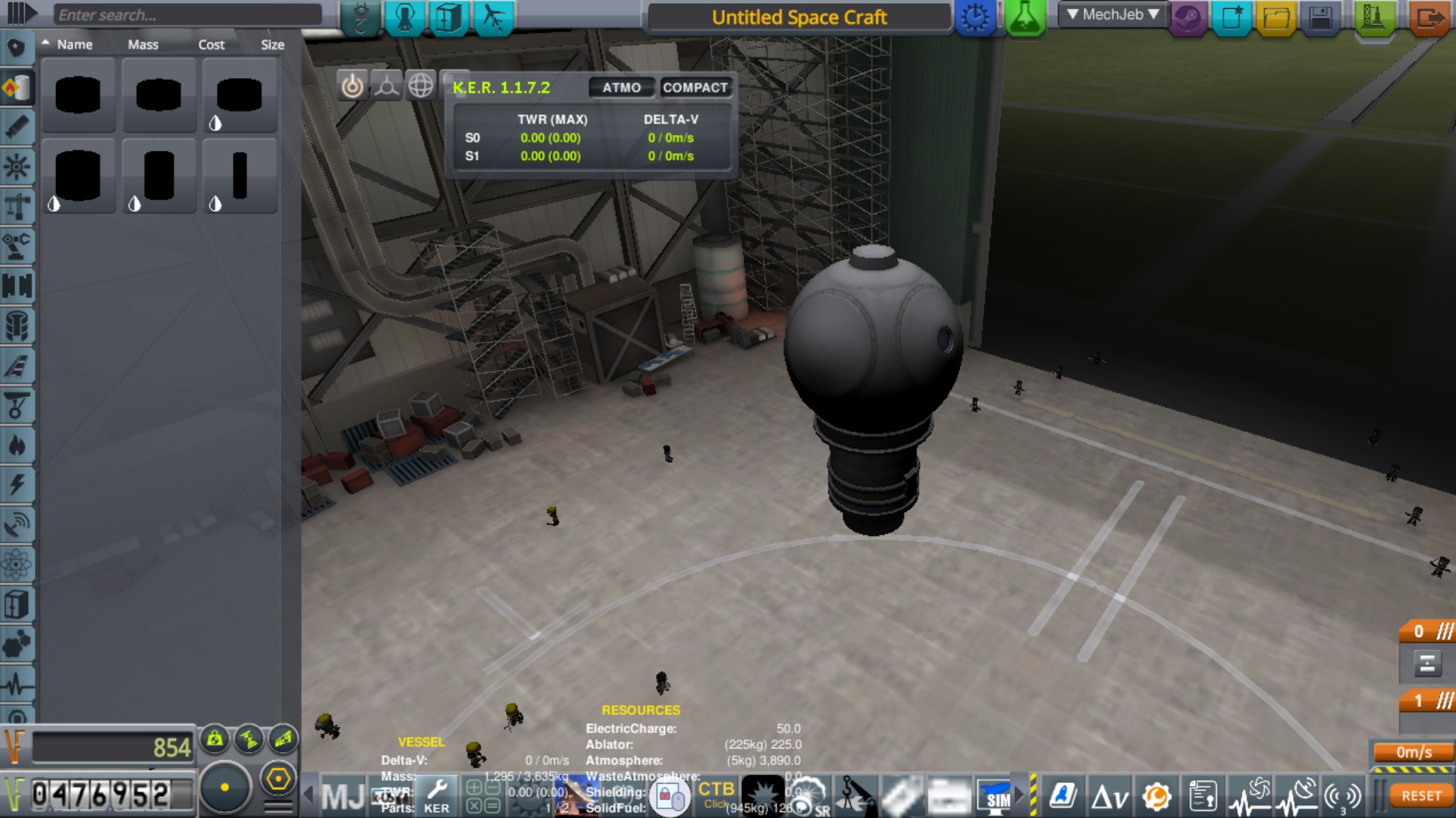 Engines doesn't appear in staging · Issue #1437 · KSP-RO/RP-1 · GitHub