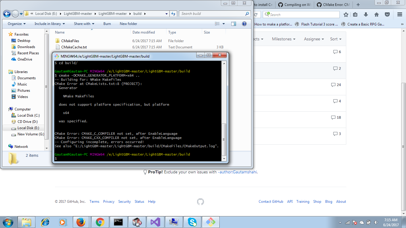 Issue while making Build · Issue #647 · microsoft/LightGBM · GitHub
