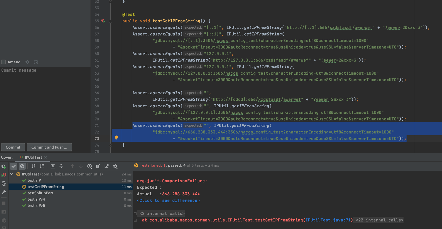 There are some failed test cases · Issue #5538 · alibaba/nacos · GitHub