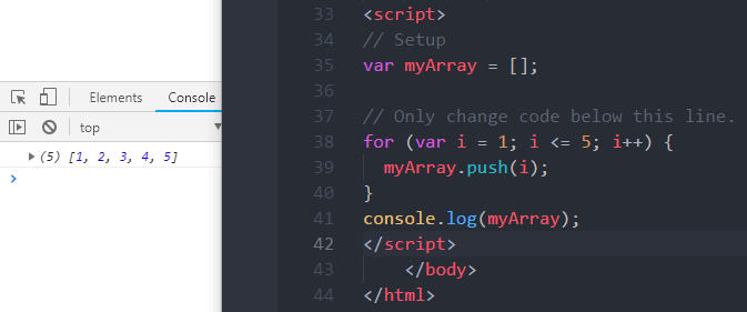 (JS) For loop, not recognized in the tests · Issue #17634 ...