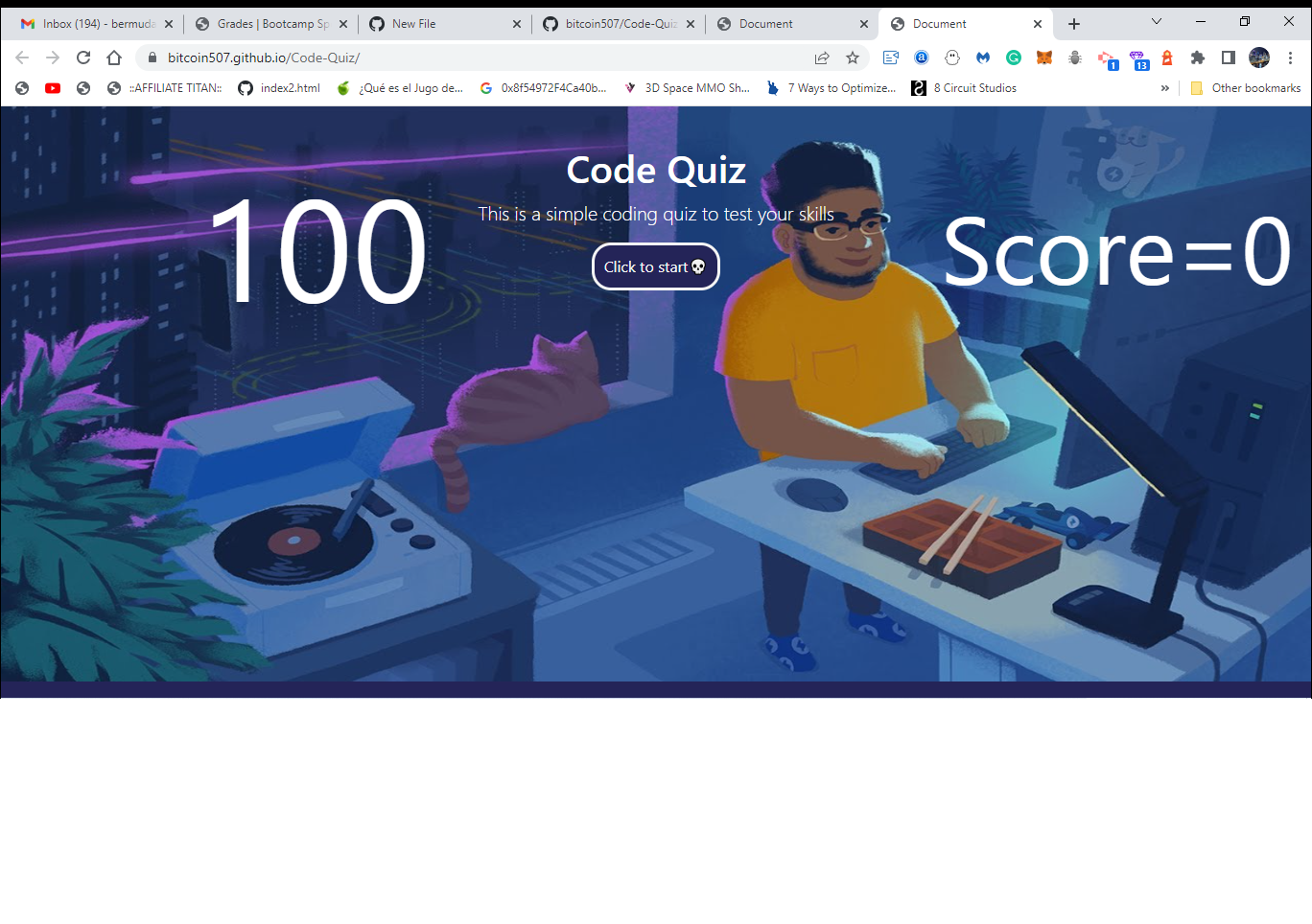 GitHub - bitcoin507/Code-Quiz: Homework Assignment Code quiz