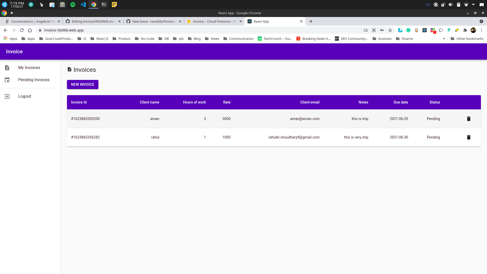 GitHub - vansh1999/Invoice: https://invoice-5dd66.web.app/