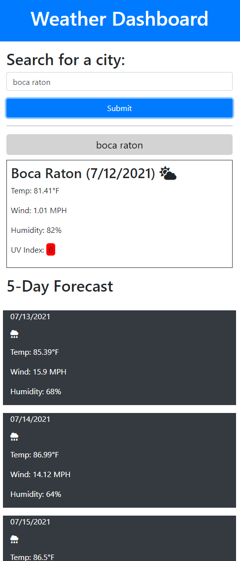 GitHub - AlexAbbamondi/weather-dashboard: api weather dashboard · GitHub