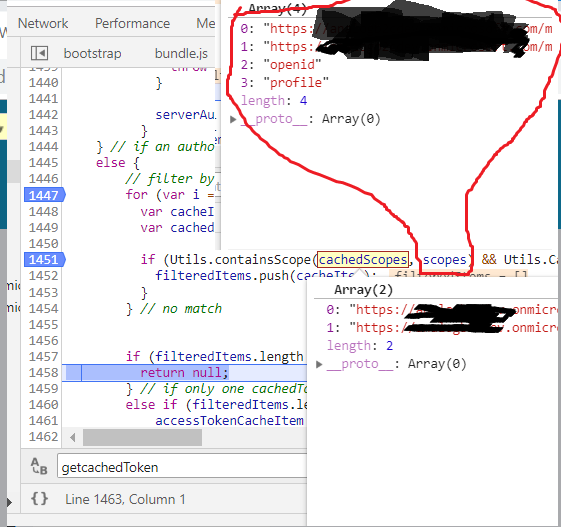 Config object passed on login request is mutated to include extra ...