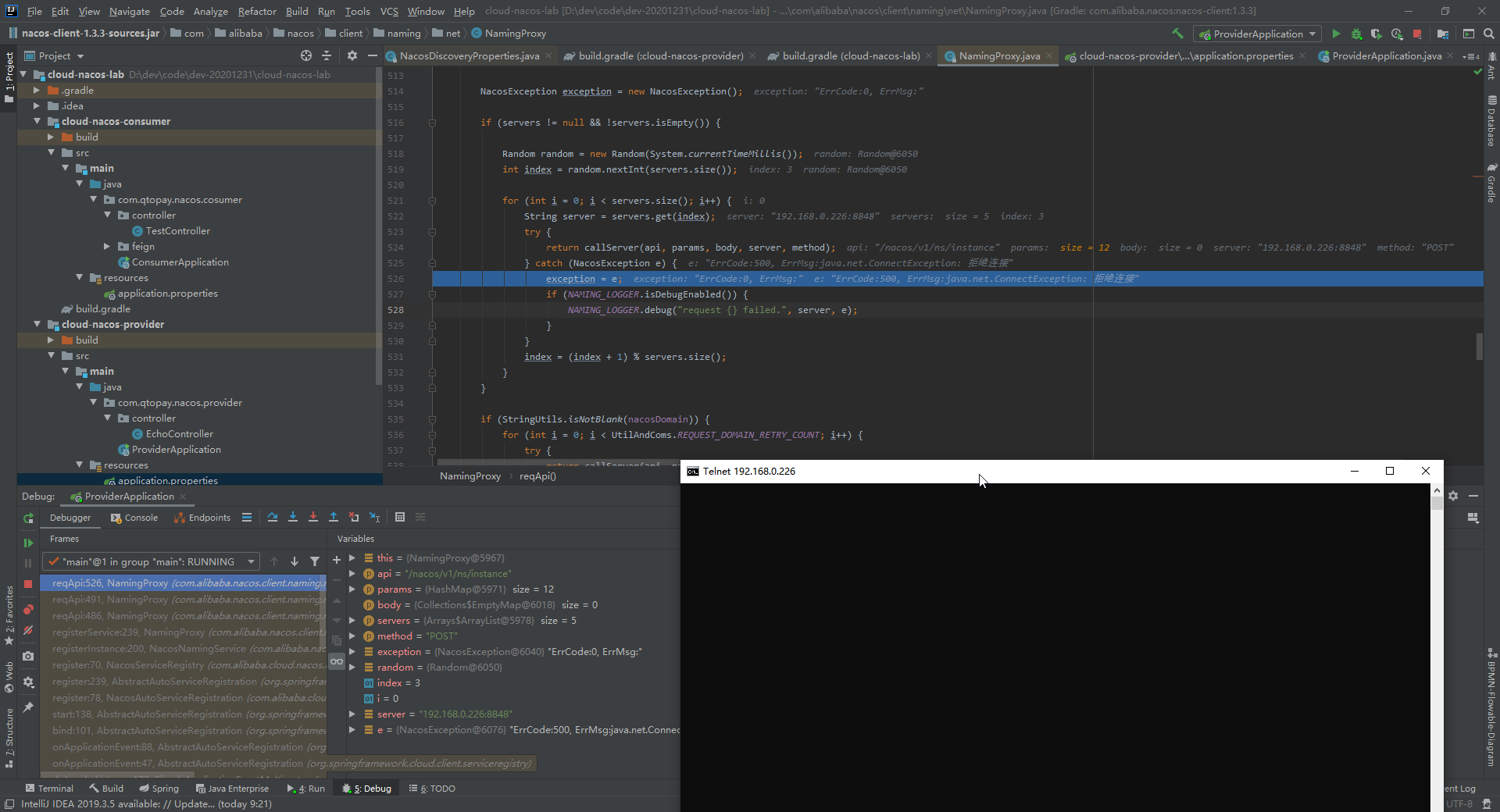 部署5台nacos集群，实验一台挂掉，应用重新启动注册不成功 · Issue #4715 · alibaba/nacos · GitHub