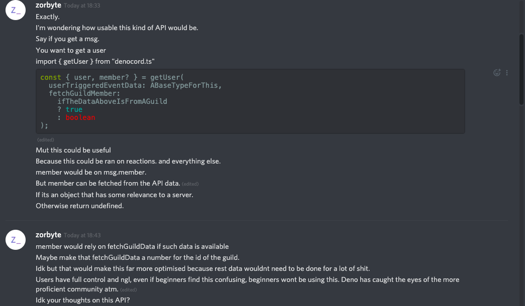 DMs about functional API