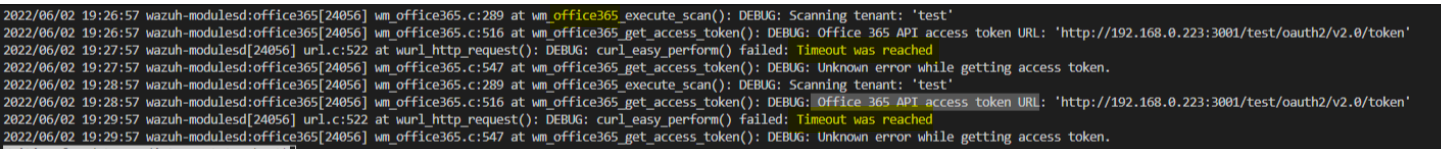 Test Office365 and GitHub integration query timeout · Issue #2952 ...