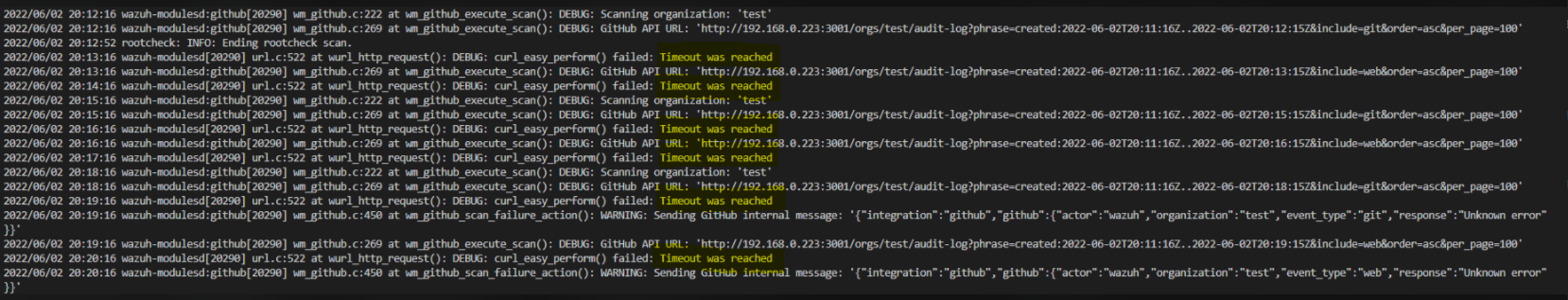 Test Office365 and GitHub integration query timeout · Issue #2952 ...