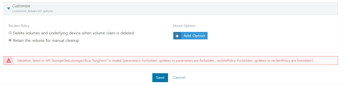 [Question] Rancher Retain the volume for manual cleanup · Issue #1148 ...
