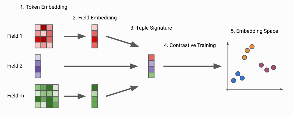 Neural Network Architecture of Entity Embed