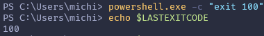 Wrong exit code when using PowerShell shebang · Issue #1060 · casey ...