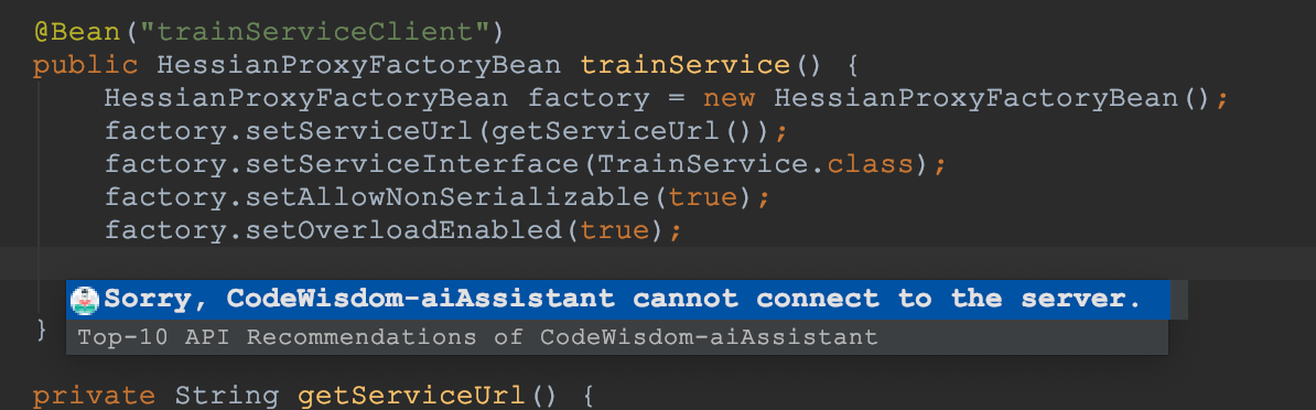 cannot connect to the server · Issue #1 · FudanSELab/CodeWisdom ...