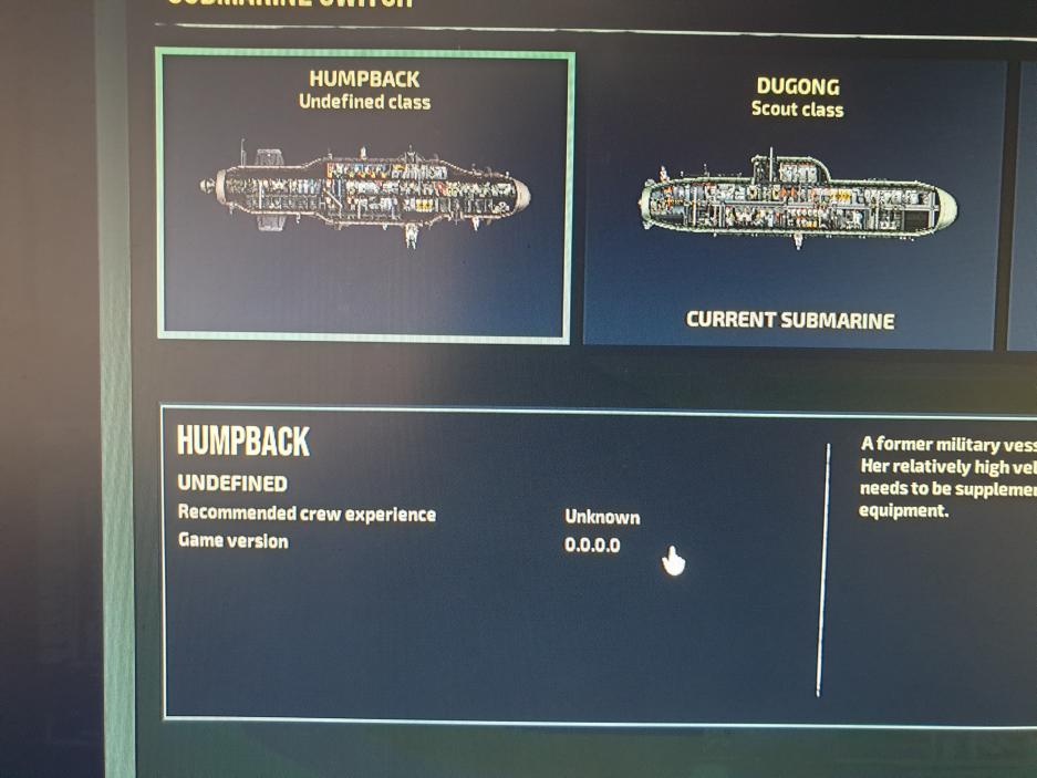 Game crashes when I change to a submarine I brought. · Issue #3672 ...