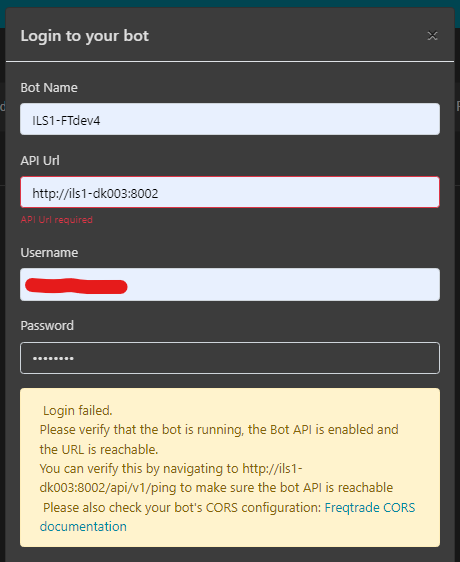 "Login failed" when trying to add an external bot · Issue #606 ...