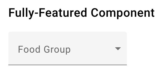 MDC Select resting state background color disappeared in 0.29 · Issue ...