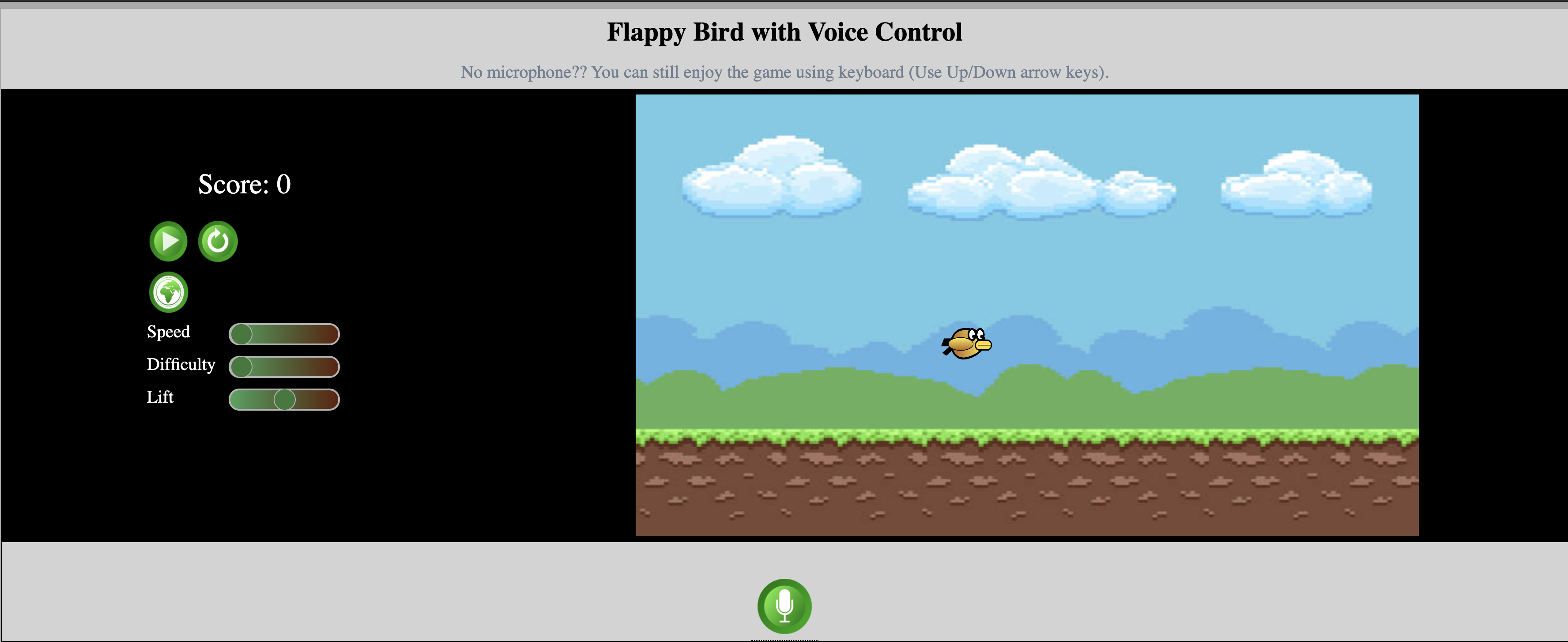GitHub - GPSidhu/flappy-bird-voice-control