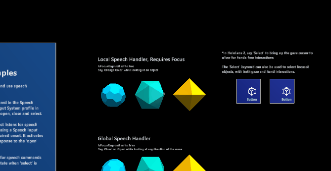 Speech Events with Far Pointers