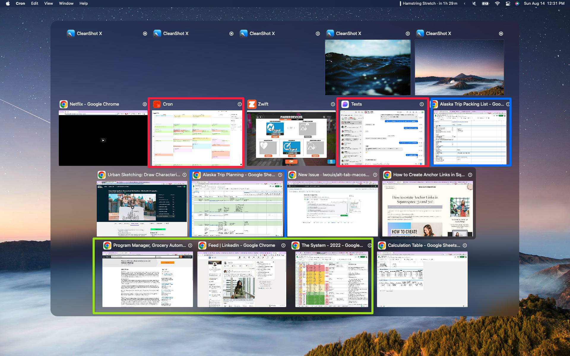 Group open windows in a similar manner to stage manager · Issue #1870 ...