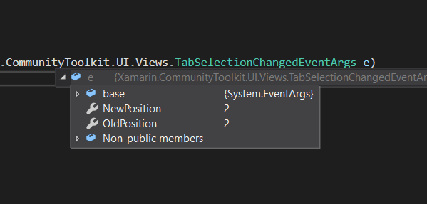 [Bug] TabView SelectionChangedEvent returns the same value on both Old ...