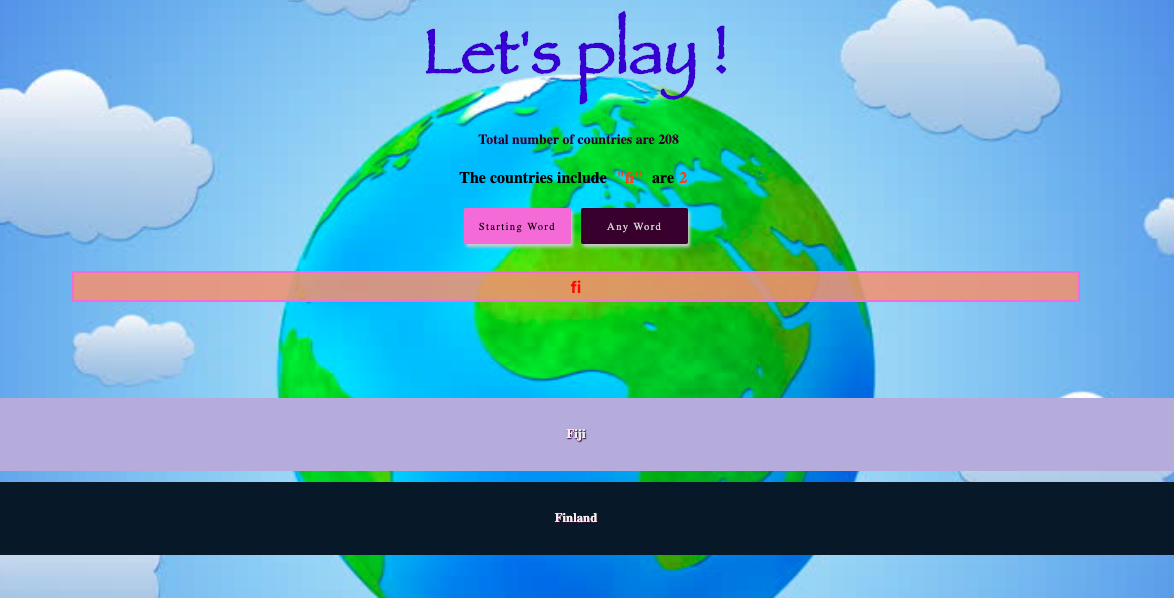 GitHub - jolenehoangtu/country-search-with-REACT: Filter countries by ...