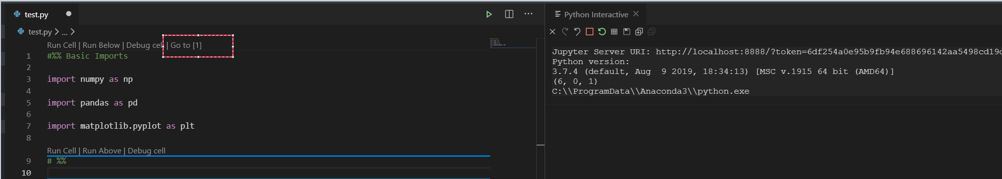 The cell number of Go to in .py does not changed when delete the cell ...