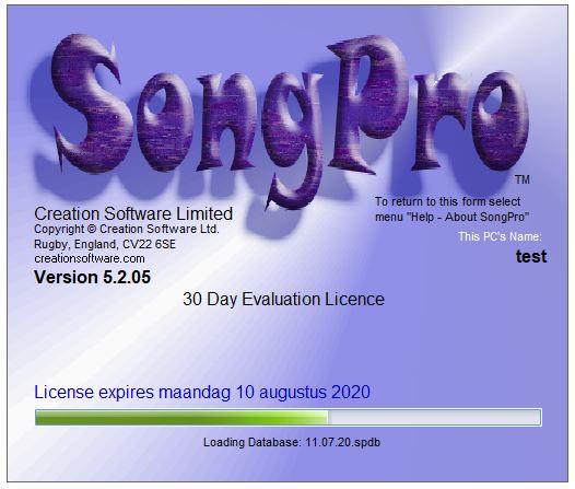 The current SongPro importer expects a .sdb file, but SongPro5 uses ...