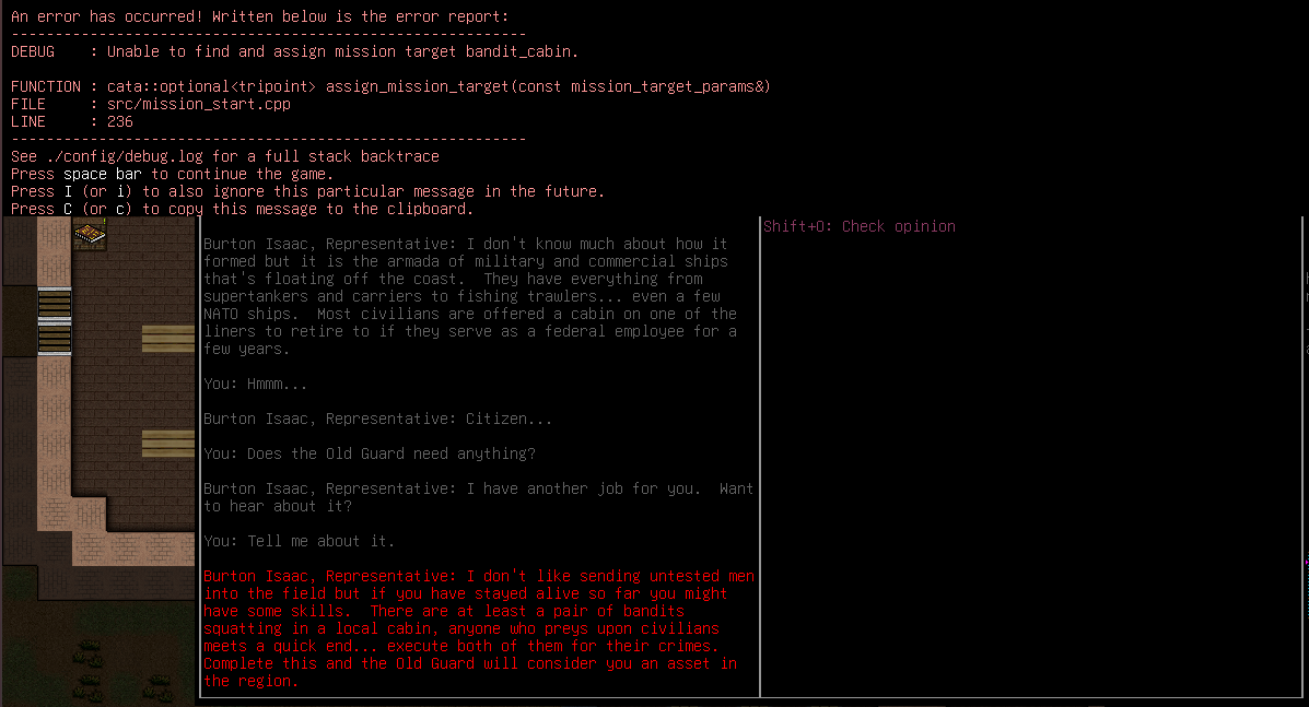 Refugee Camp bugs · Issue #27480 · CleverRaven/Cataclysm-DDA · GitHub