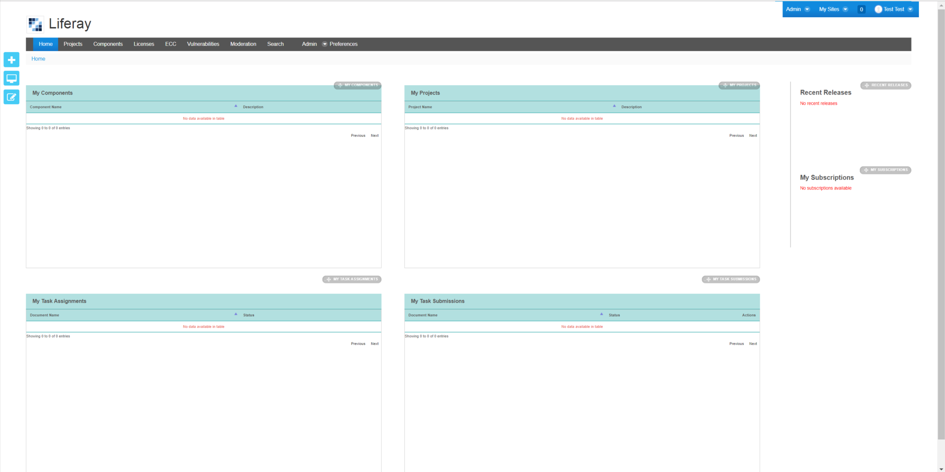 Component Tab is not displayed · Issue #284 · eclipse-sw360/sw360 · GitHub