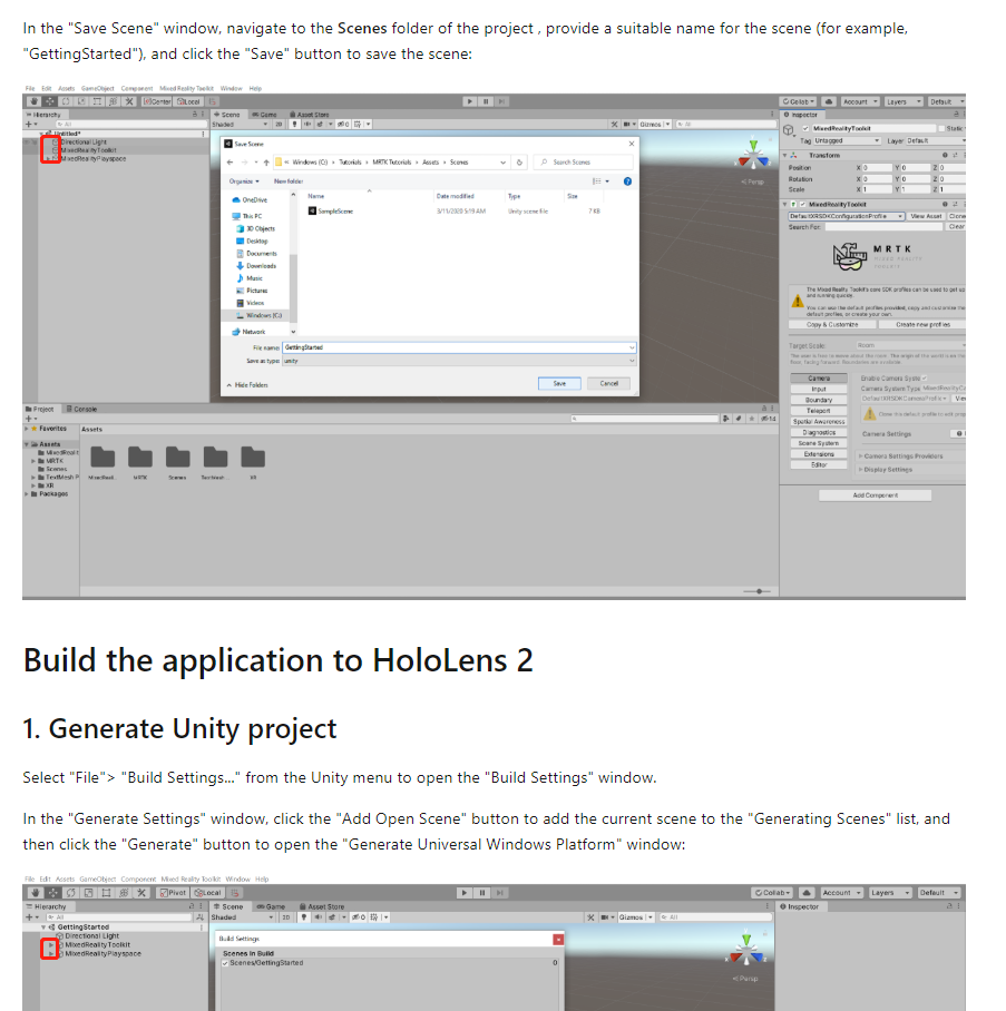 The MixedRealityToolkit has no children and does not report an error