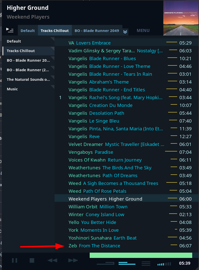 [Bug] Playlist scroll should stop when the last playlist item is on the ...