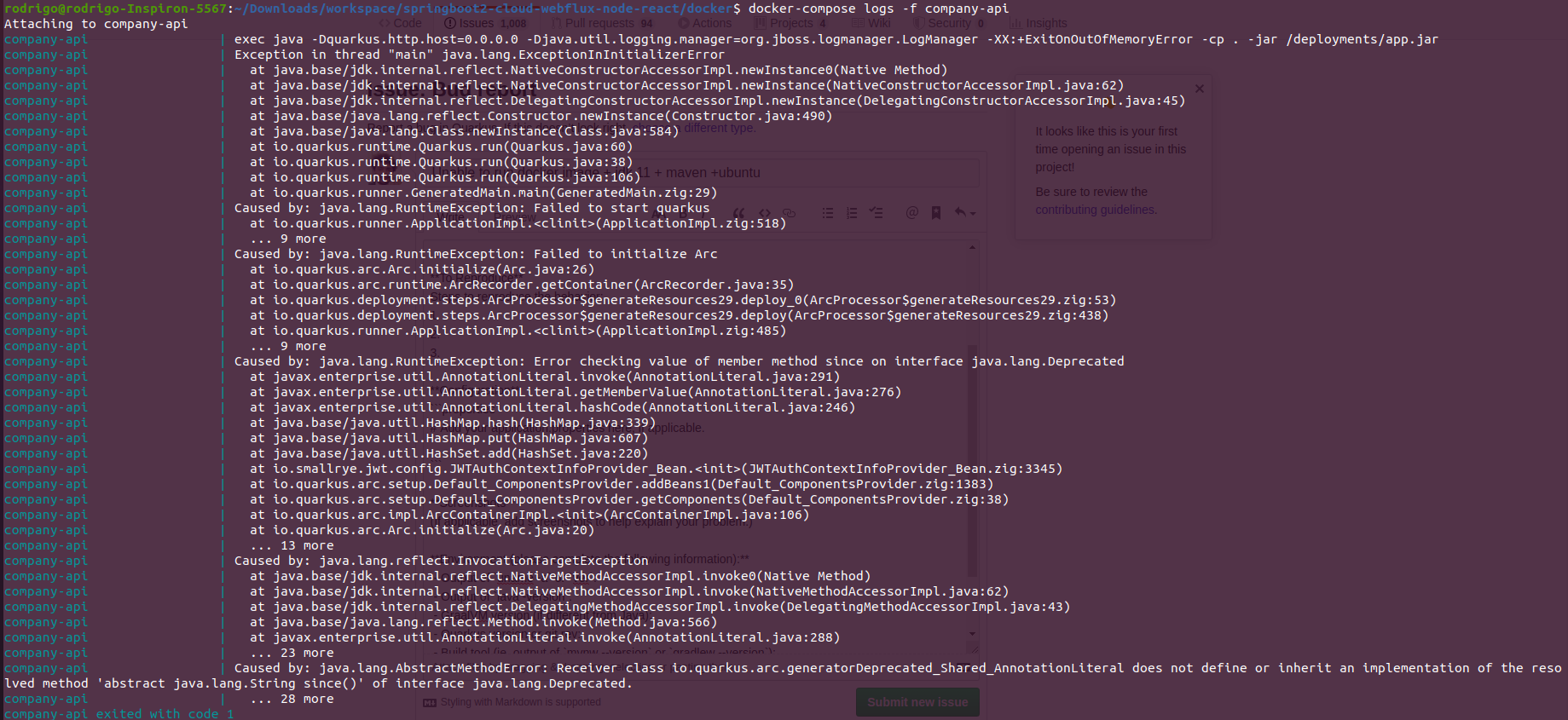Unable to run docker image + jdk 11 + maven +ubuntu · Issue #9242 ...