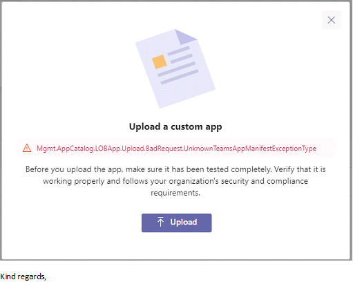 Error While Uploading the Authors App · Issue #694 · OfficeDev ...