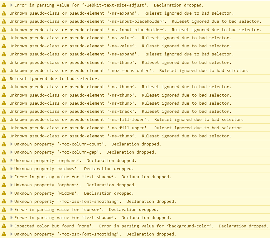 css warnings · Issue #4877 · openemr/openemr · GitHub