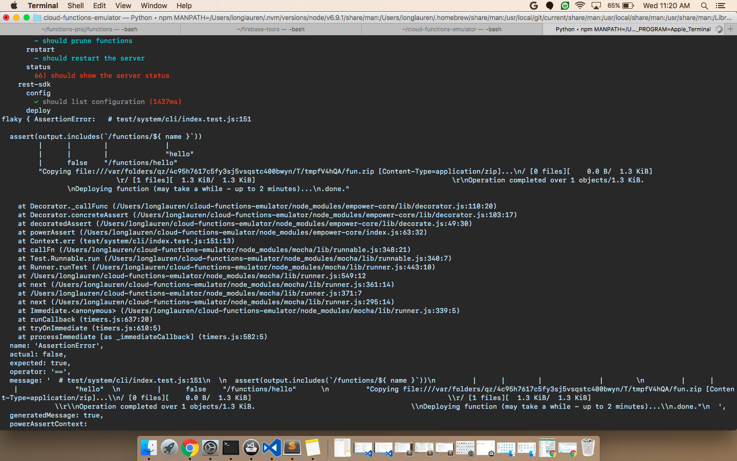 Test suite is flakey and depends on existing state of machine · Issue ...