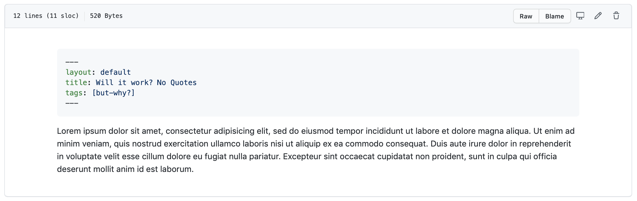 Inconsistent behaviour with tags including special characters that are not escaped by quotes