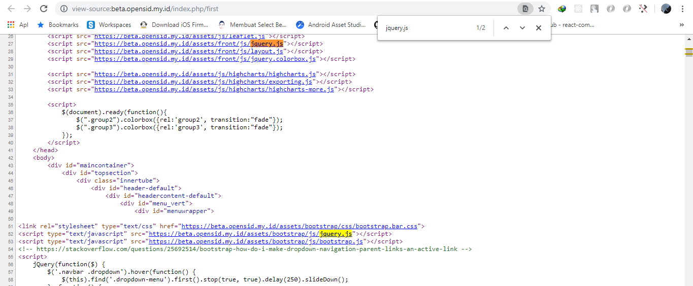 [jdih] Jquery loaded beberapa kali & pop up muncul · Issue 2315