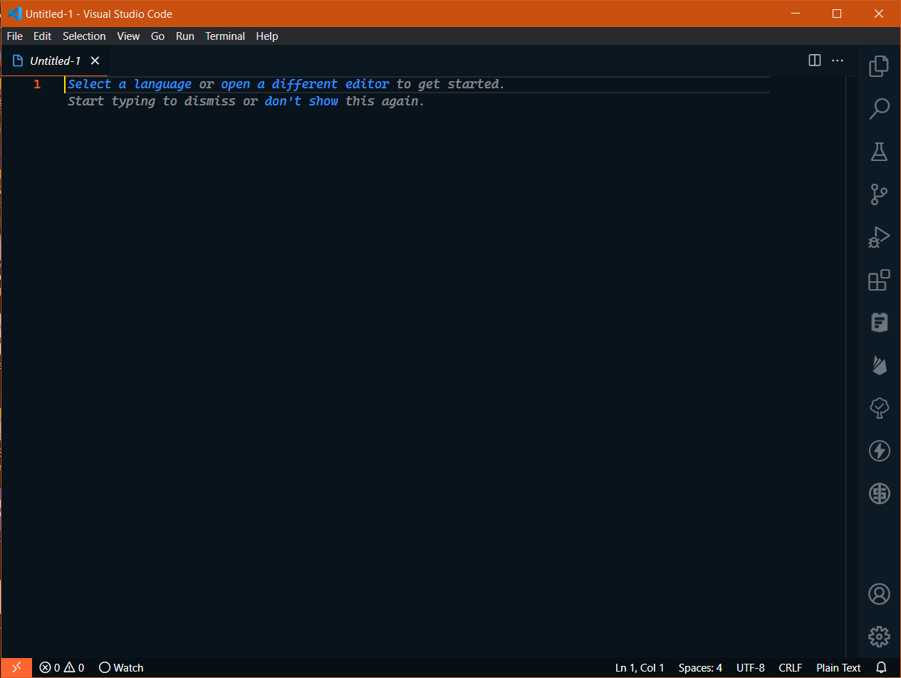 vscode app bar in windows is not black anymore. · Issue #152393 ...