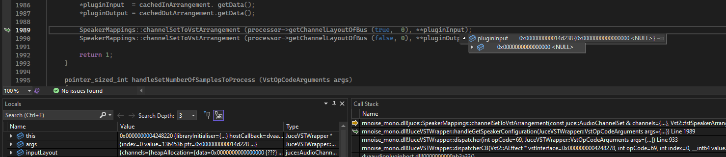  Bug VST2 Plugin Crashes In HandleGetSpeakerConfiguration When 