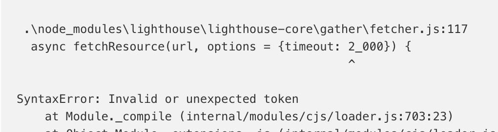 Unexpected optional timeout value 2_000 in the fetchResource function ...