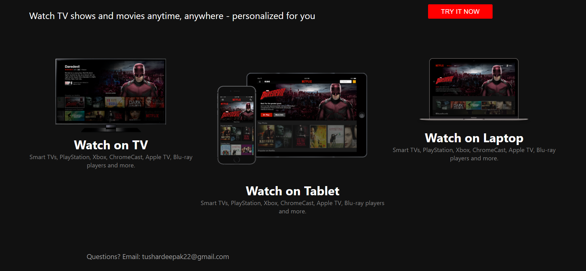 GitHub - Tushardeepak/netflixclone: A Clone of original Netfilx.