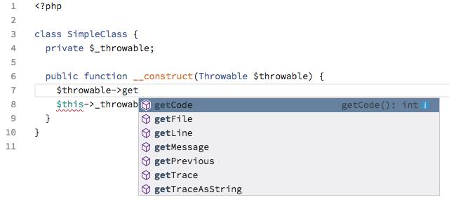 Values assigned to class properties to not get autocompletion · Issue ...