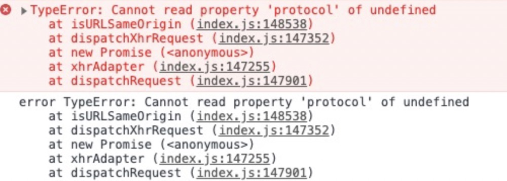 useRequest Cannot read property 'protocol' of undefind · Issue #3383 ...
