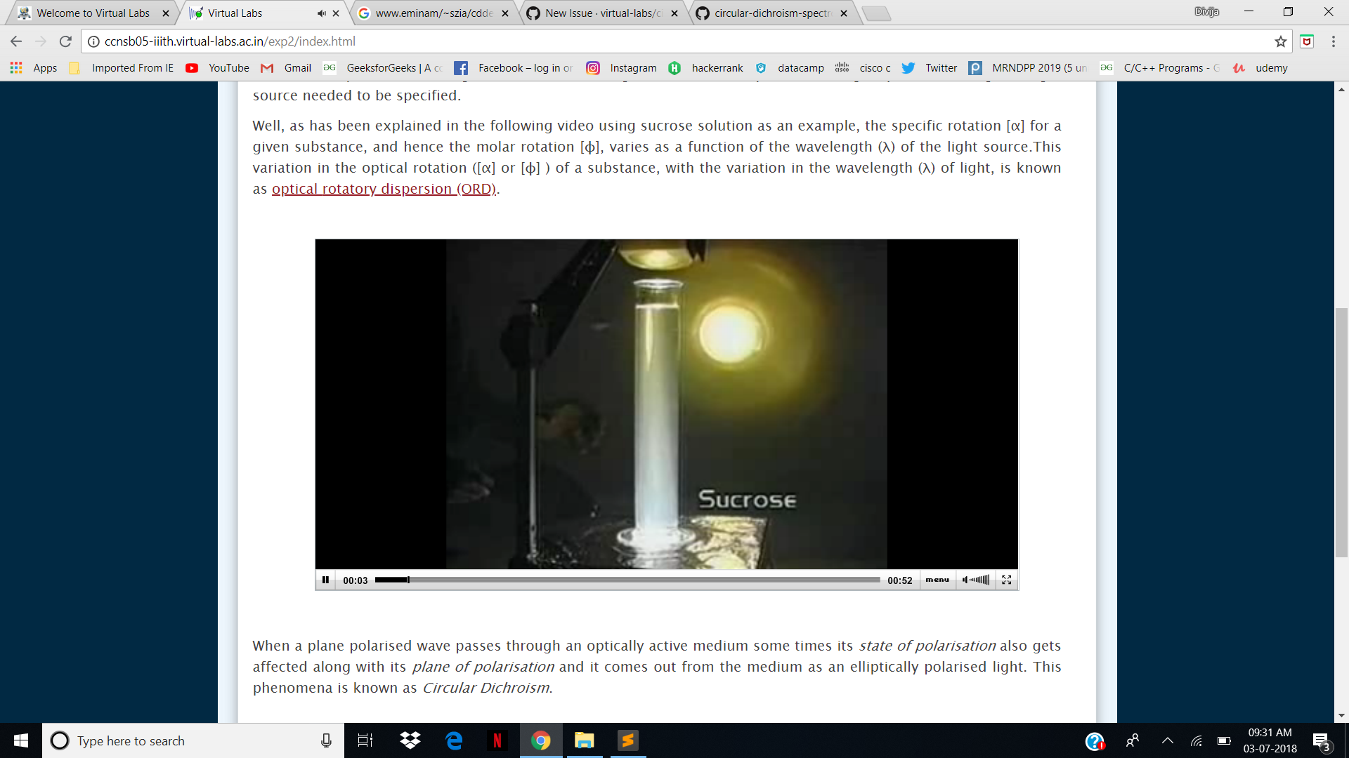 circulardichroismspectroscopylab_To understand the effect of chiral substances on plane
