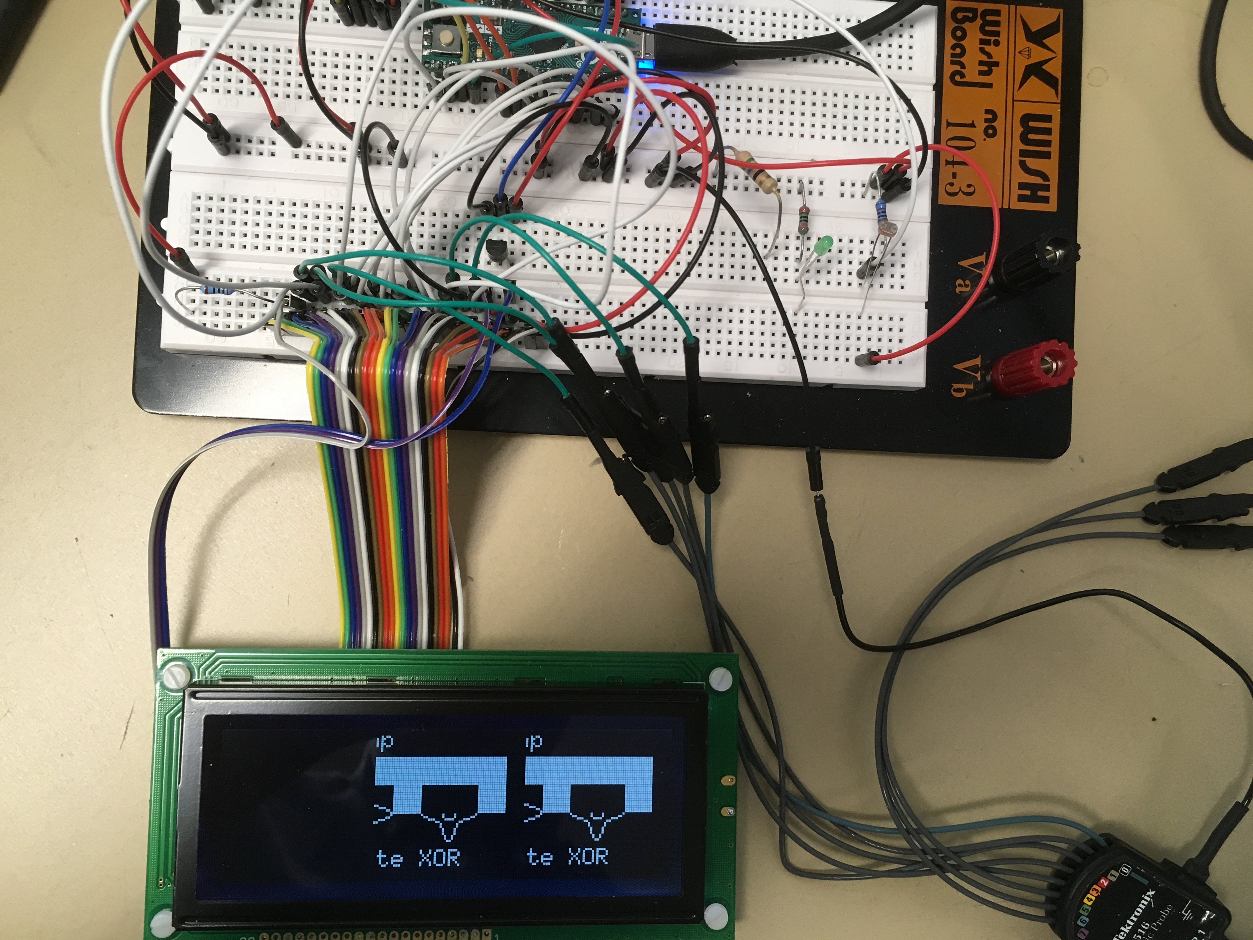 ChipSelect issue with my 192x64 LCD (based on KS0108
