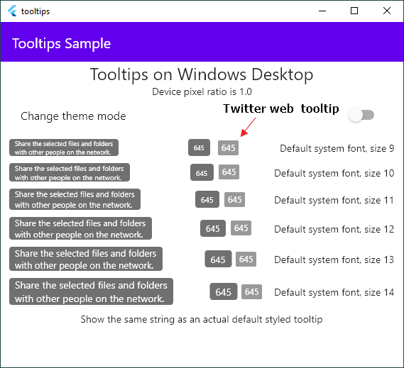 Default tooltip style is not legible on desktop and web builds with ...