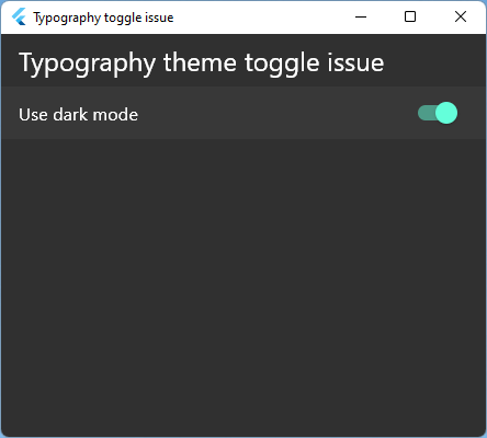 Dynamically changing Typography in ThemeData generates an error · Issue ...
