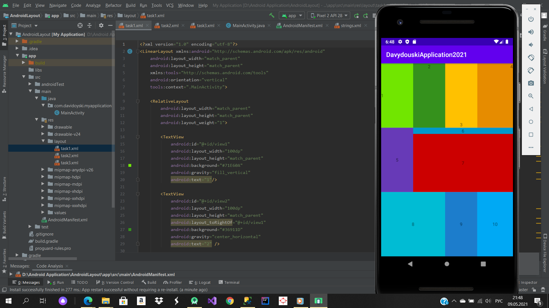 GitHub - Davydouski-Dmitry/AndroidLayout