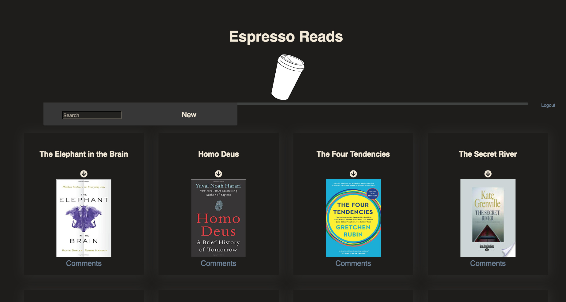 GitHub - WillHDev/EspressoReads2.0
