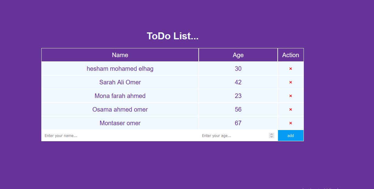 GitHub - heshamkaka75/react_todo_list: Todo Application by React Js 18