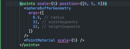 `PointMaterial` TypeScript error · Issue #773 · pmndrs/drei · GitHub